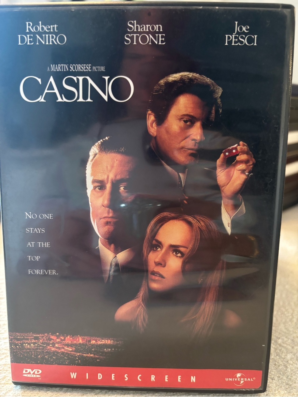 Universal Casino DVD Back Cover — Black, Red